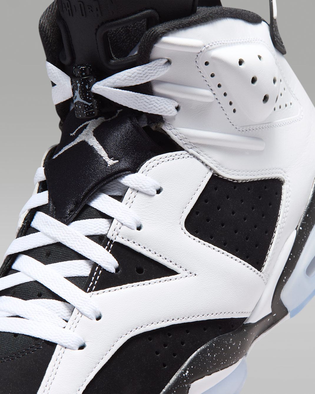 Air Jordan 6 Retro "Black and White" Men's Shoes - White/Black