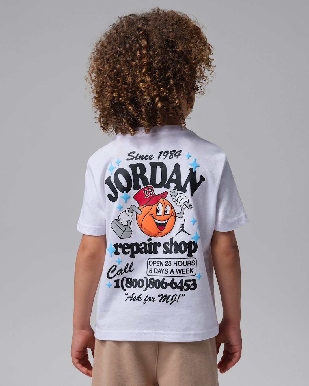Jordan Toddler MJ's Repair Shop T-Shirt - White