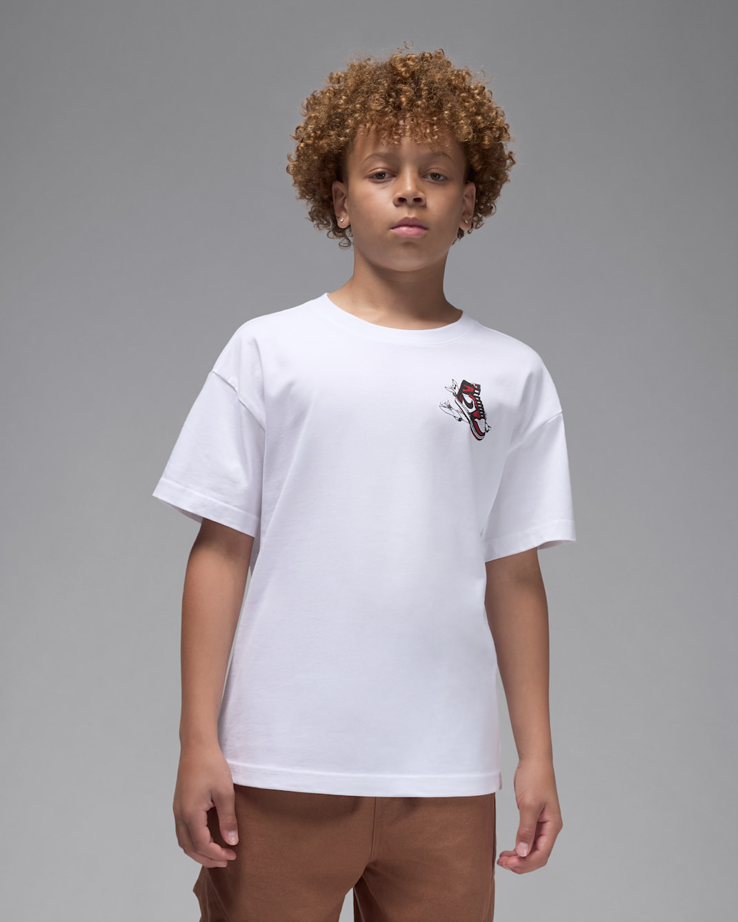 T-shirt « Air Jordan Has Landed » Jordan pour ado - Blanc