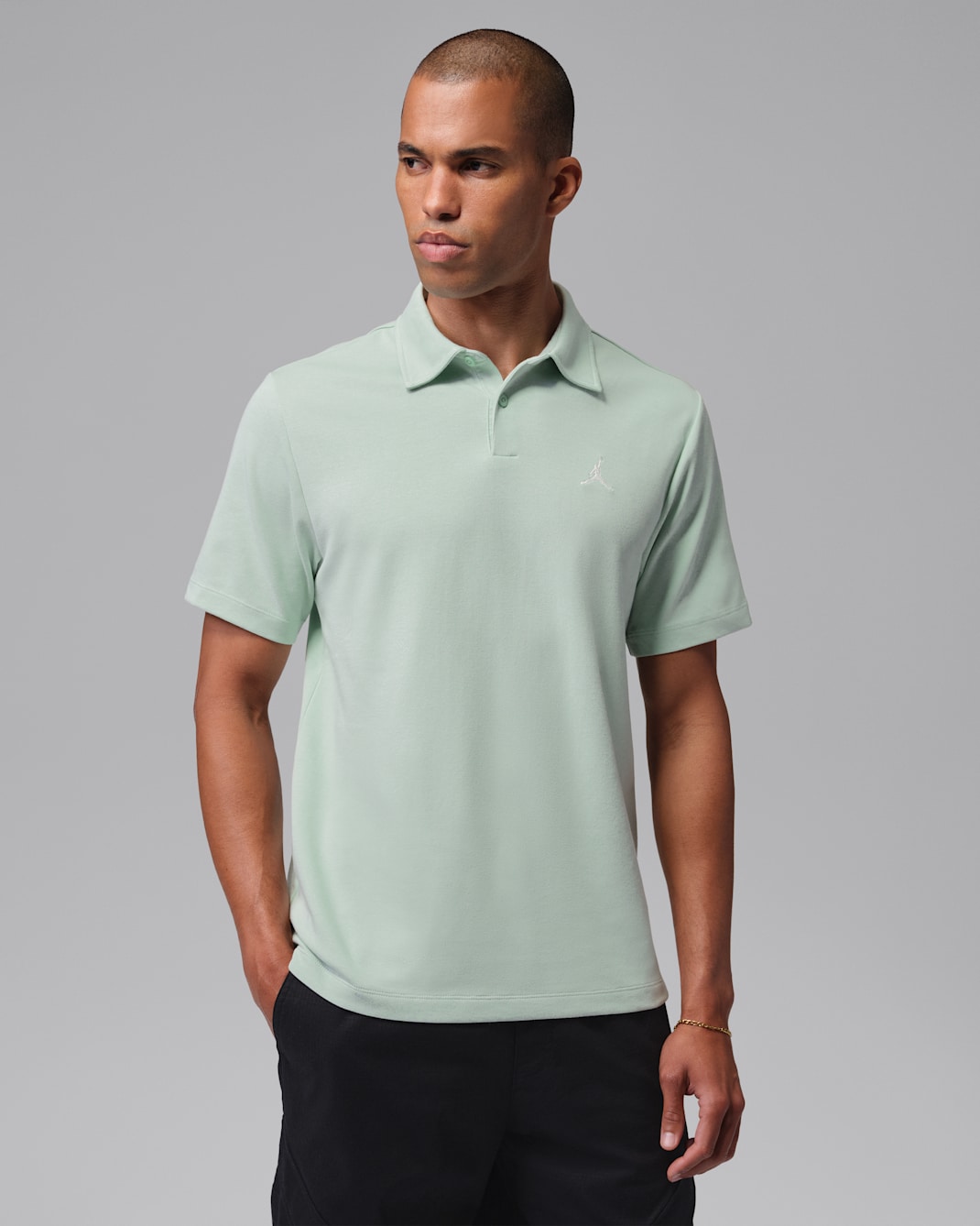 Jordan Sport Men's Dri-FIT Golf Polo - Pistachio Frost/Sail