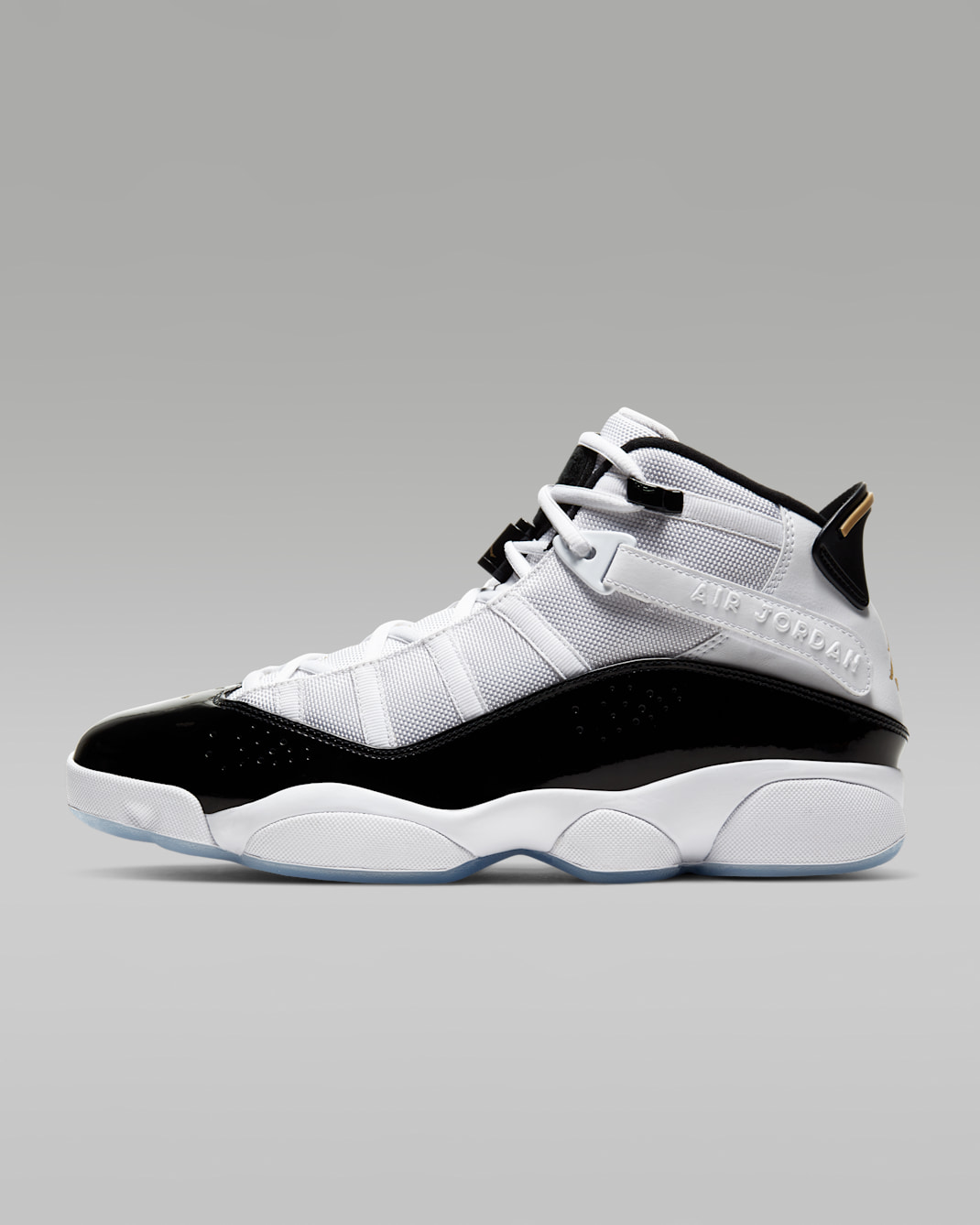 Jordan 6 Rings Men's Shoe - White/Black/Ice/Metallic Gold