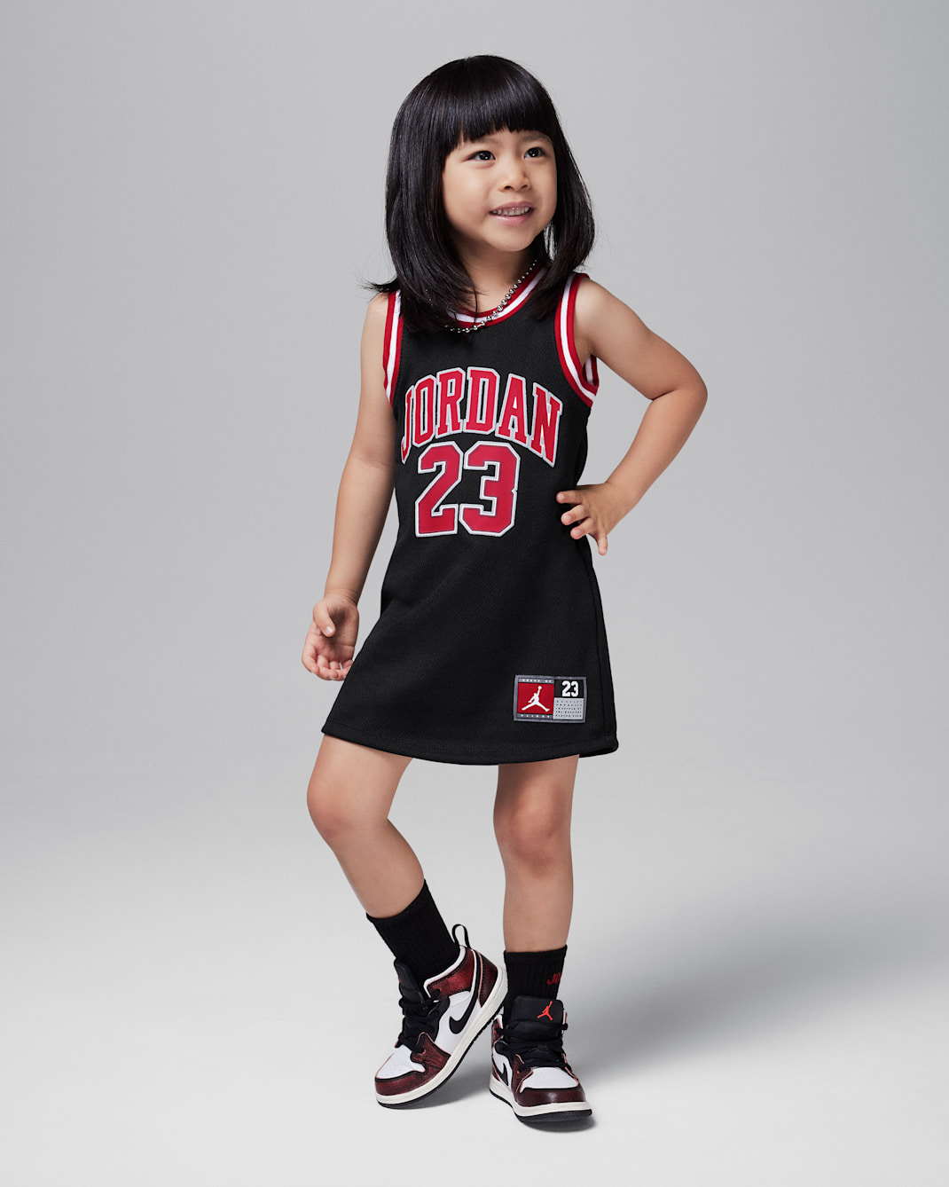 Jordan Toddler 23 Jersey Dress - Black