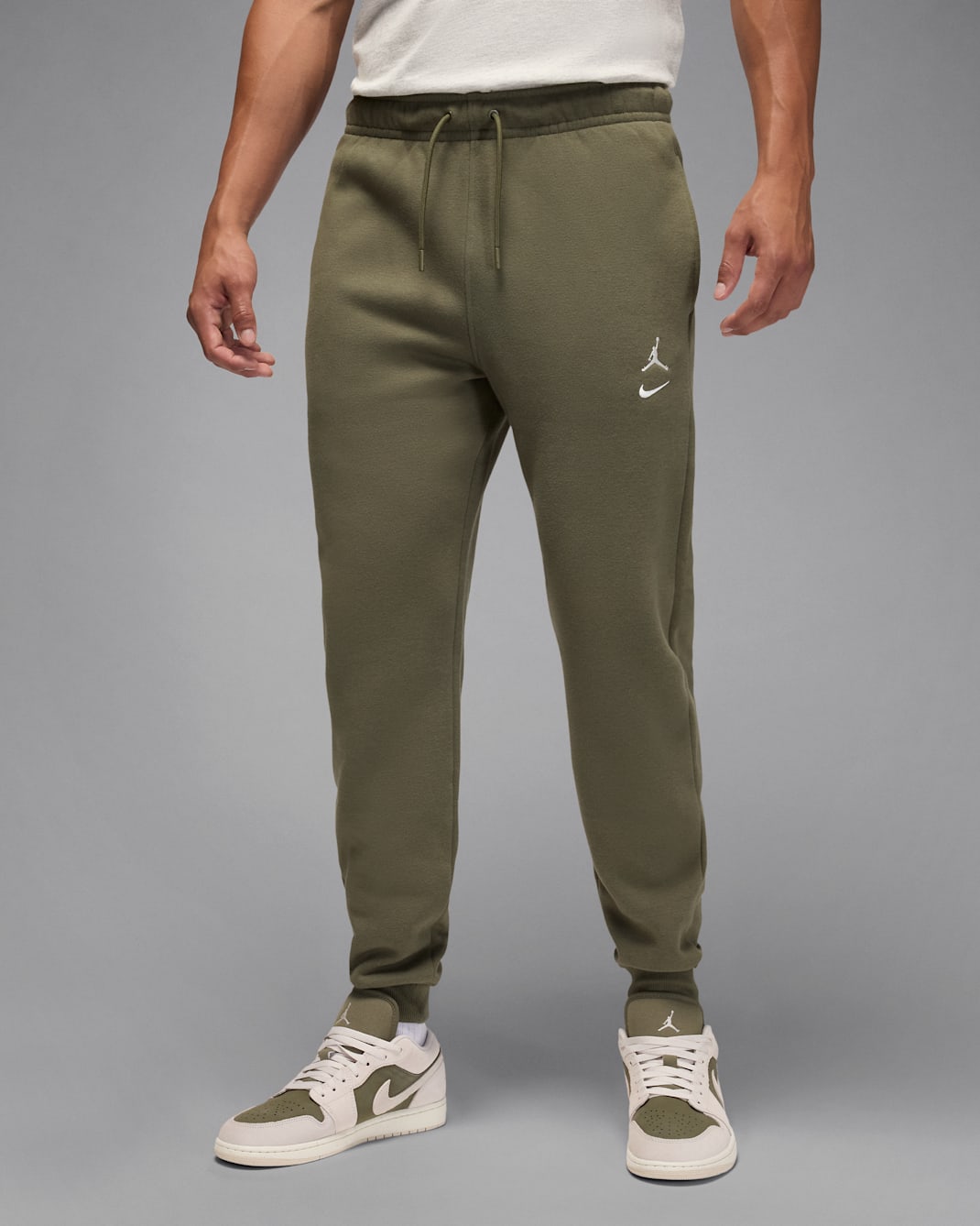Pantaloni Jordan Brooklyn Fleece – Uomo - Medium Olive/Sail