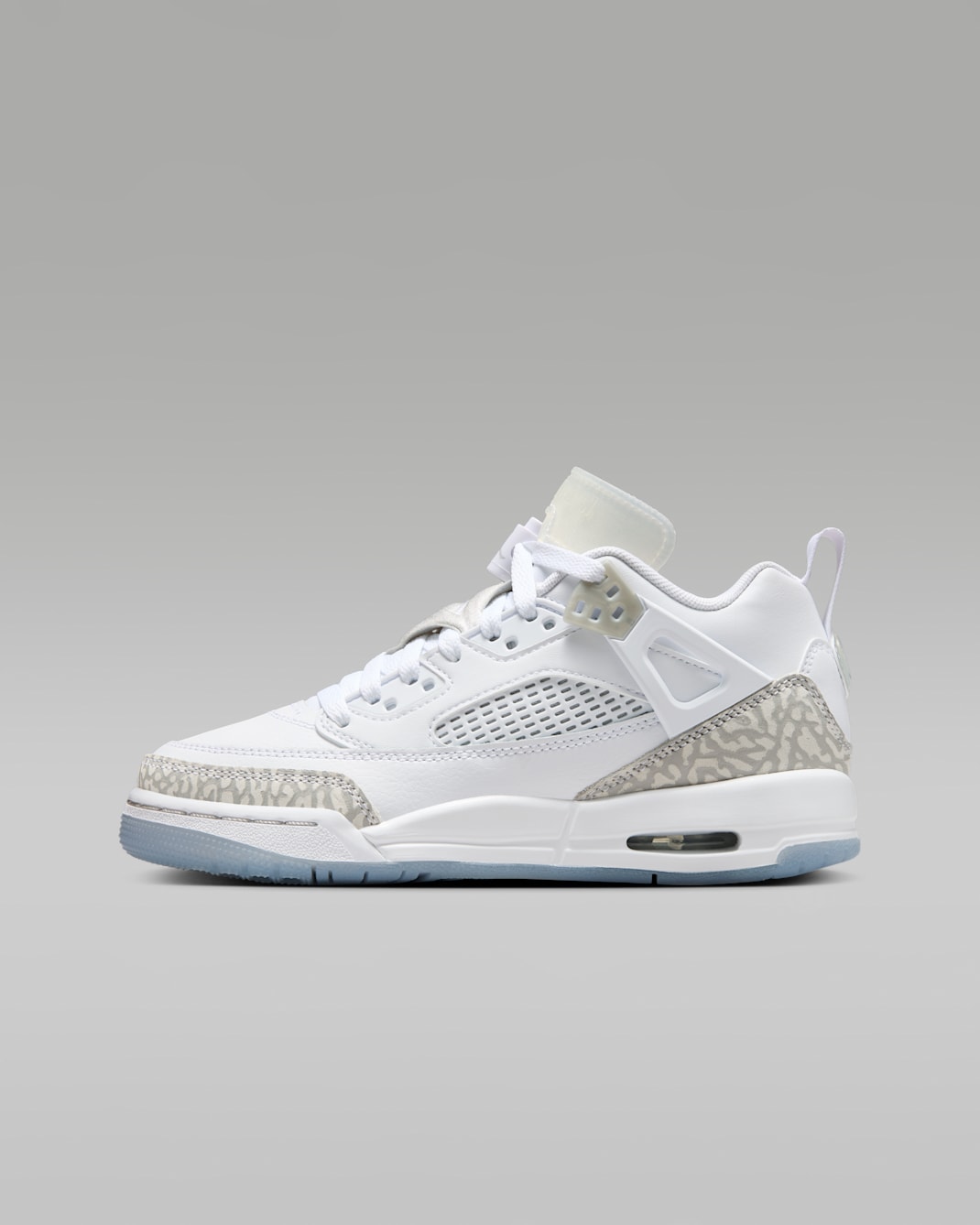 รองเท้าเด็กโต Jordan Spizike Low - ขาว/Metallic Silver/Barely Blue/Neutral Grey