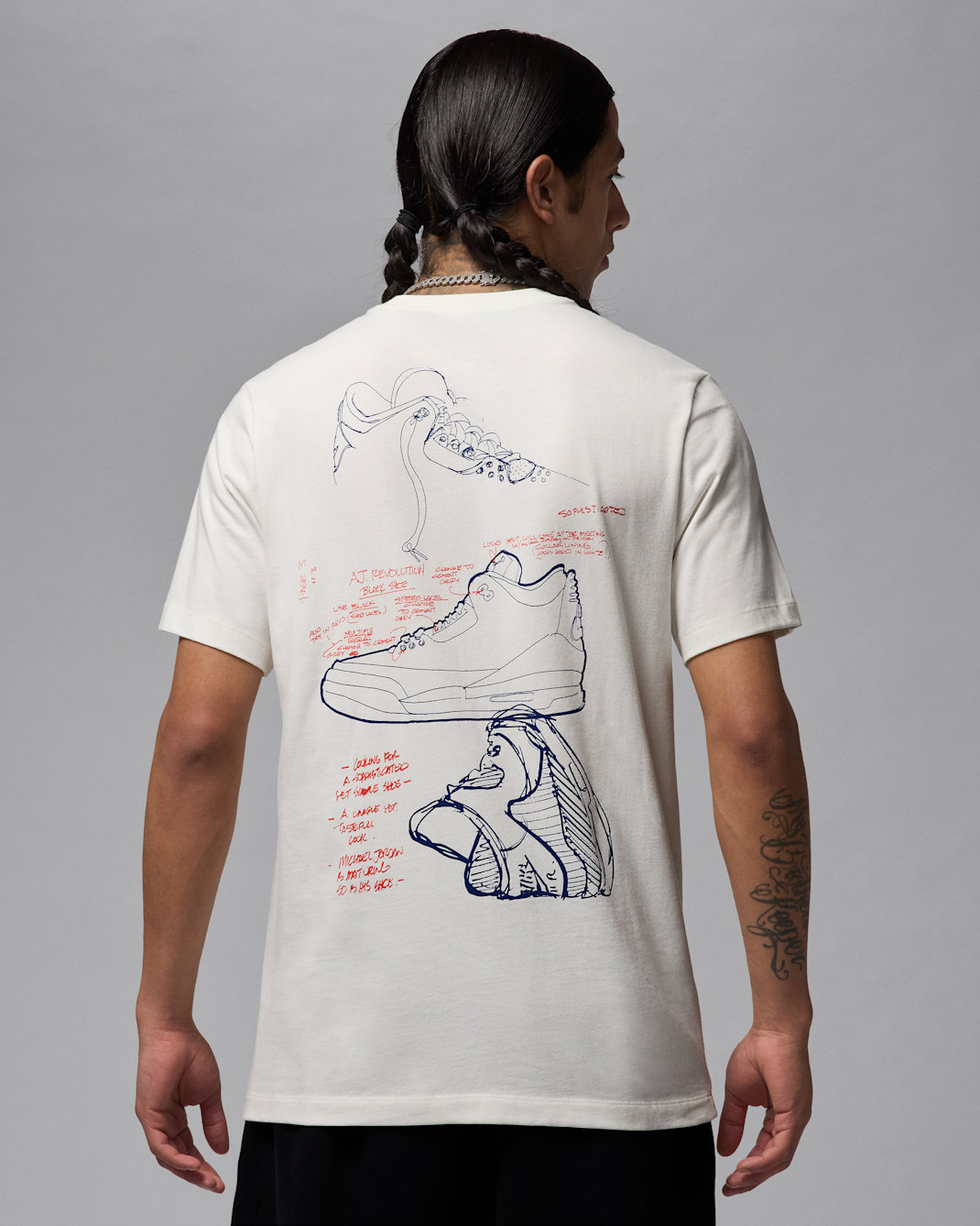 ジョーダン レア エア メンズ Tシャツ - セイル/ディープロイヤル/ディープロイヤル