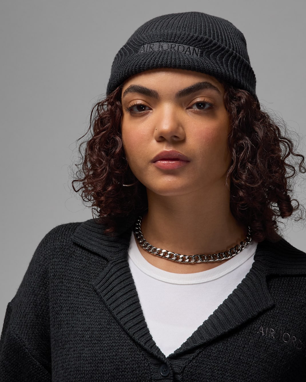 Bonnet Air Jordan Terra - Off Noir/Off Noir