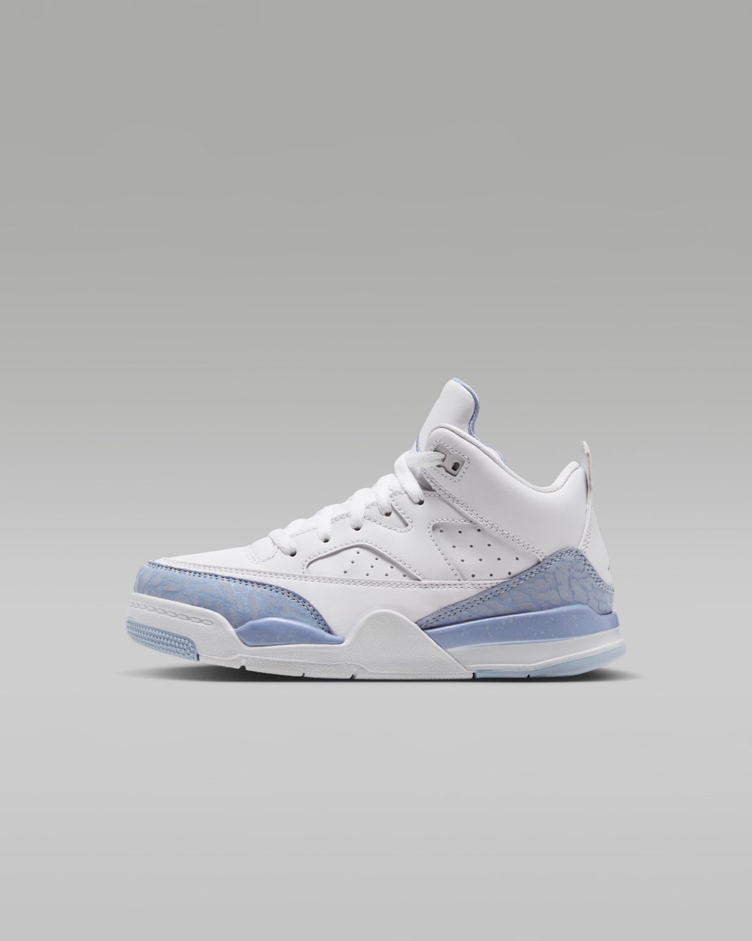 Jordan Son of Mars Low Little Kids' Shoes - White/Hydrogen Blue/Aluminum