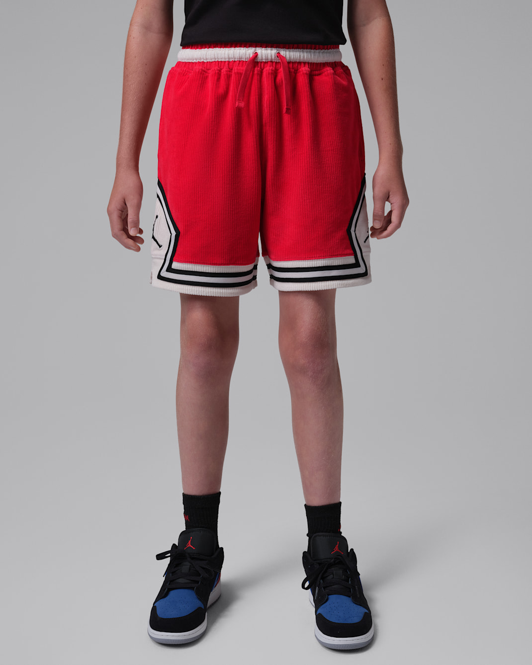 Jordan Big Kids' Play Your Way Cord Diamond Shorts - University Red