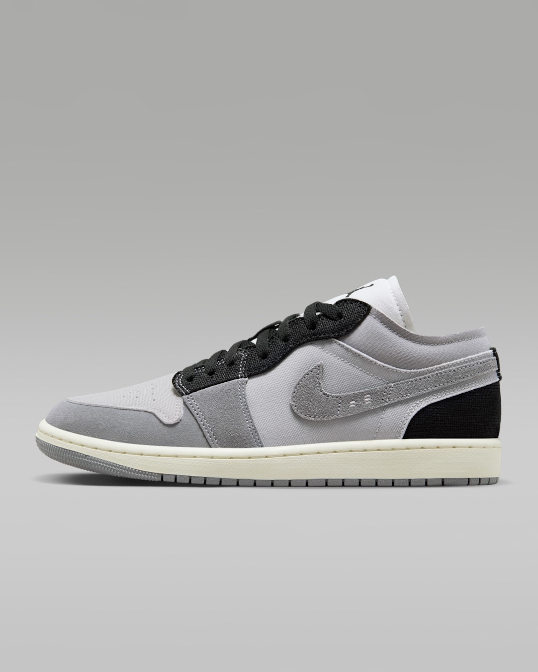 Air Jordan 1 Low SE Craft Men's Shoes - Tech Grey/Cement Grey/Sail/Black
