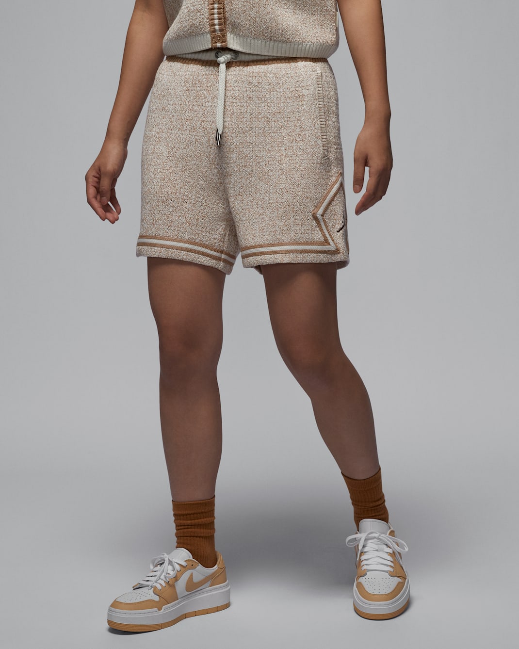 エア ジョーダン ウィメンズ ニット ショートパンツ - セイル