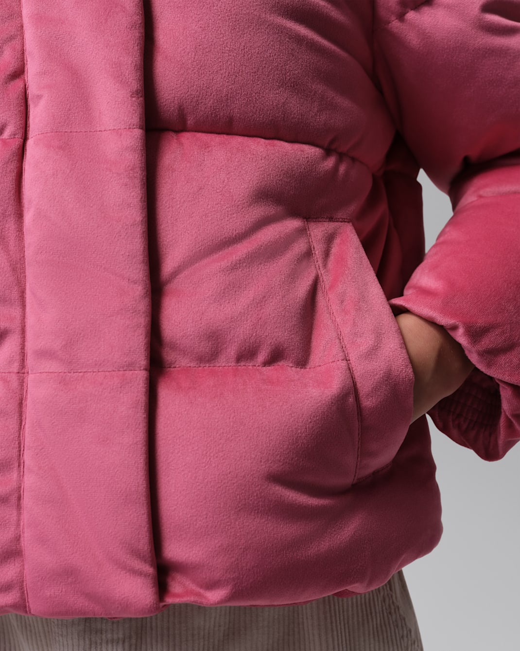 Jordan Big Kids' Velvet Puffer Jacket