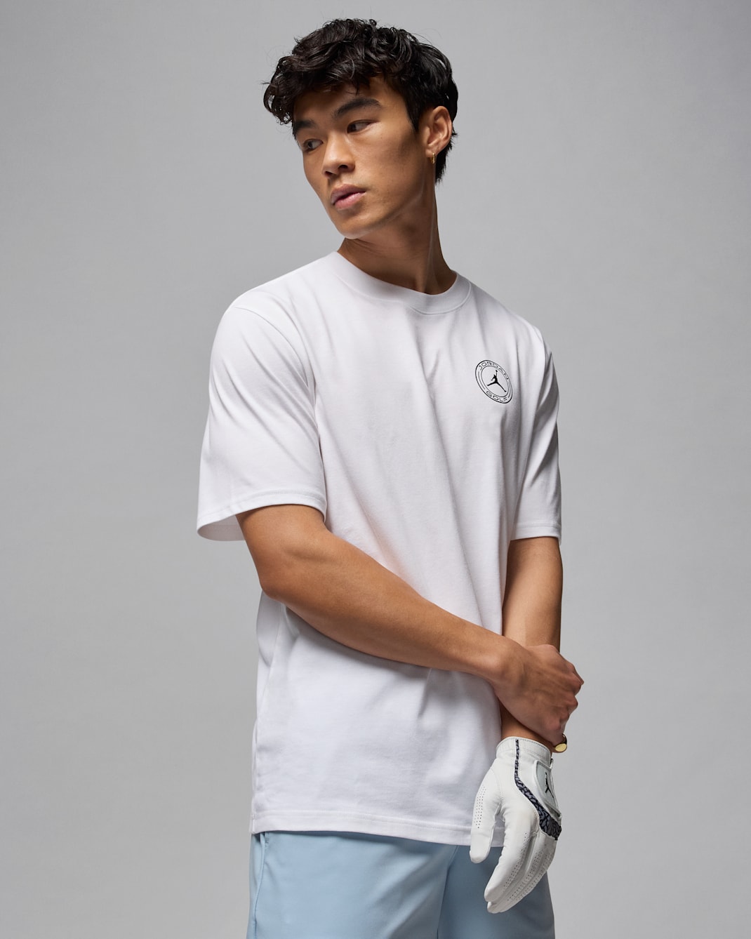 Jordan Sport Dri-FIT Erkek Golf Tişörtü - Beyaz