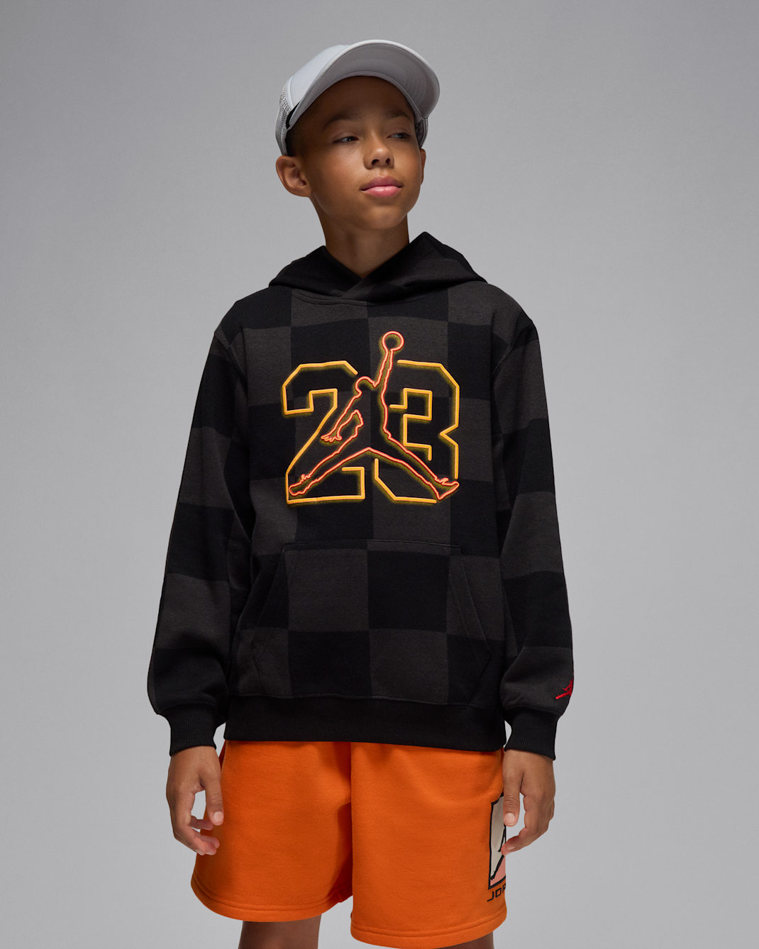 Jordan Big Kids' Deep Dish Pullover Hoodie - Black