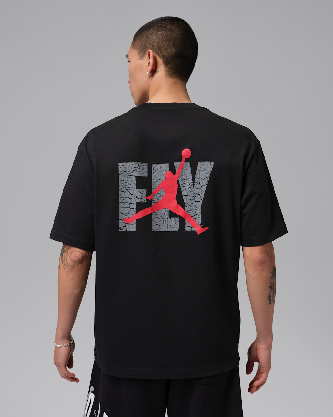 T-shirt à motif Jordan pour Homme - Noir