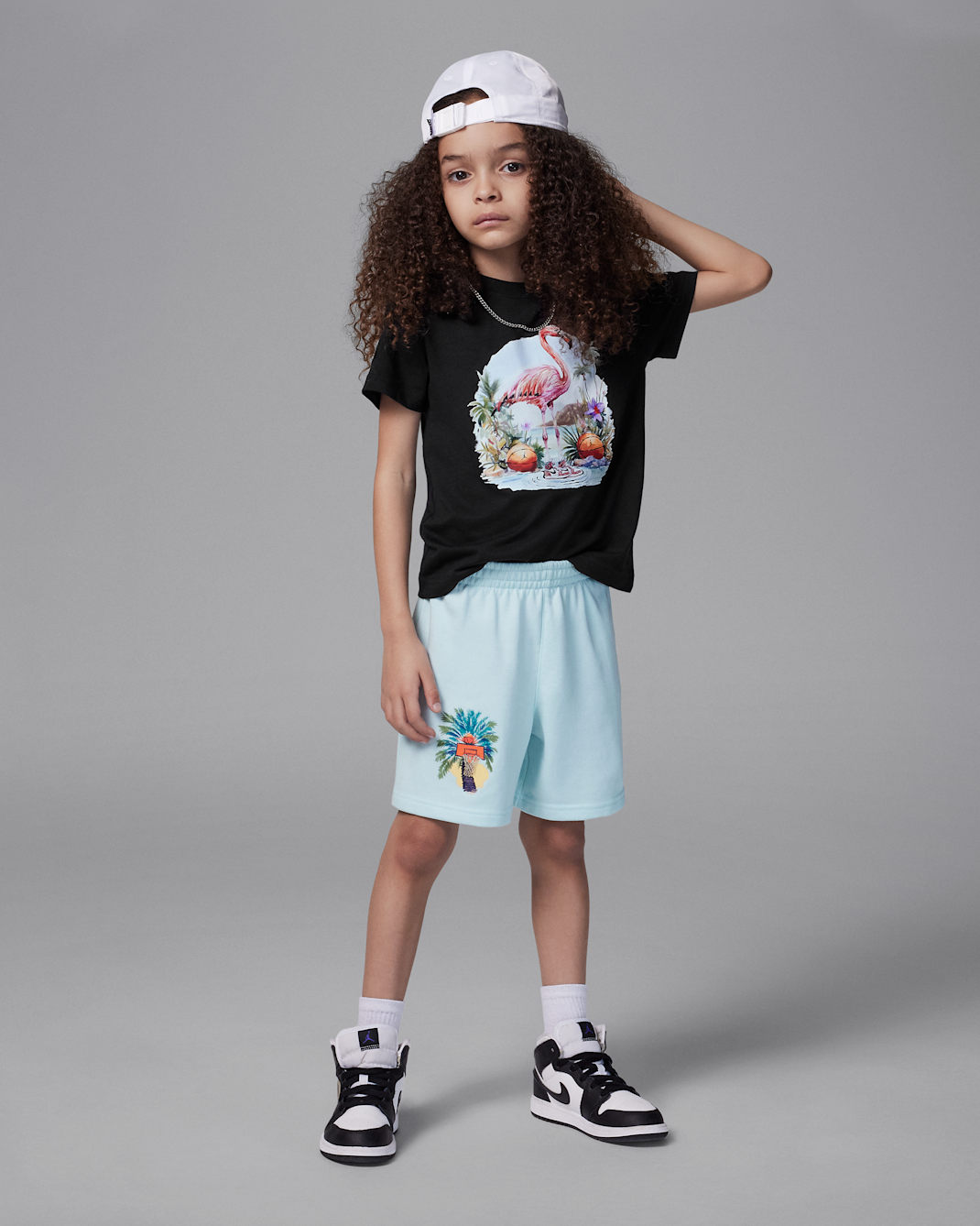 Jordan Flight Essentials Little Kids' Summer Pack 2-Piece Shorts Set - Glacier Blue