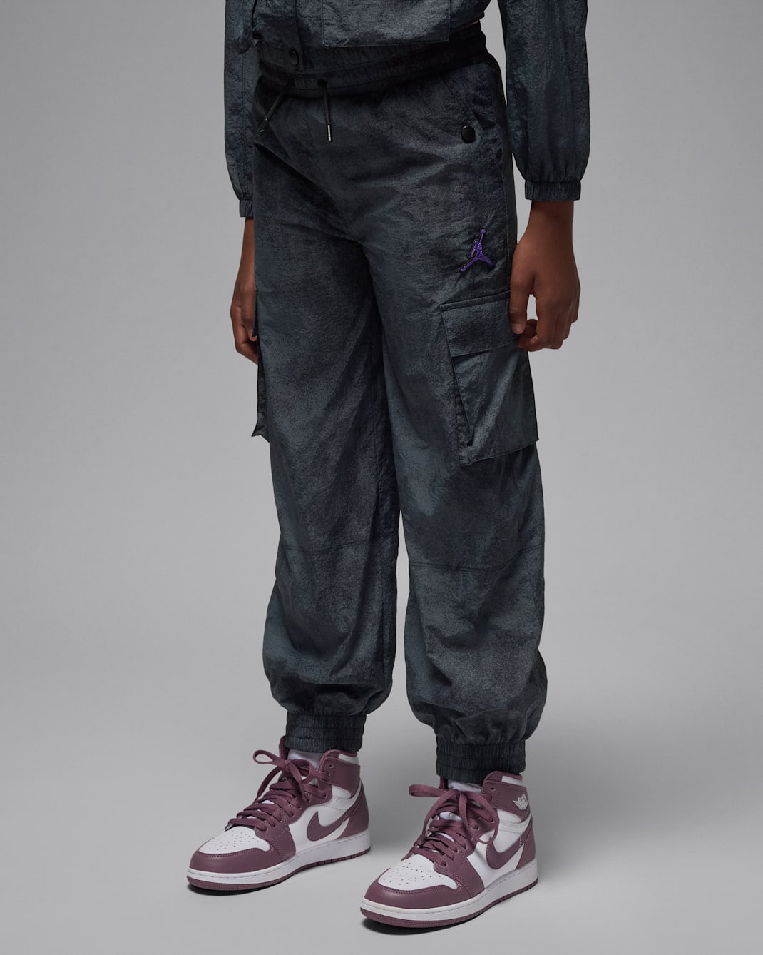 Jordan Blue Jeans and Bling Older Kids' Woven Trousers - Black