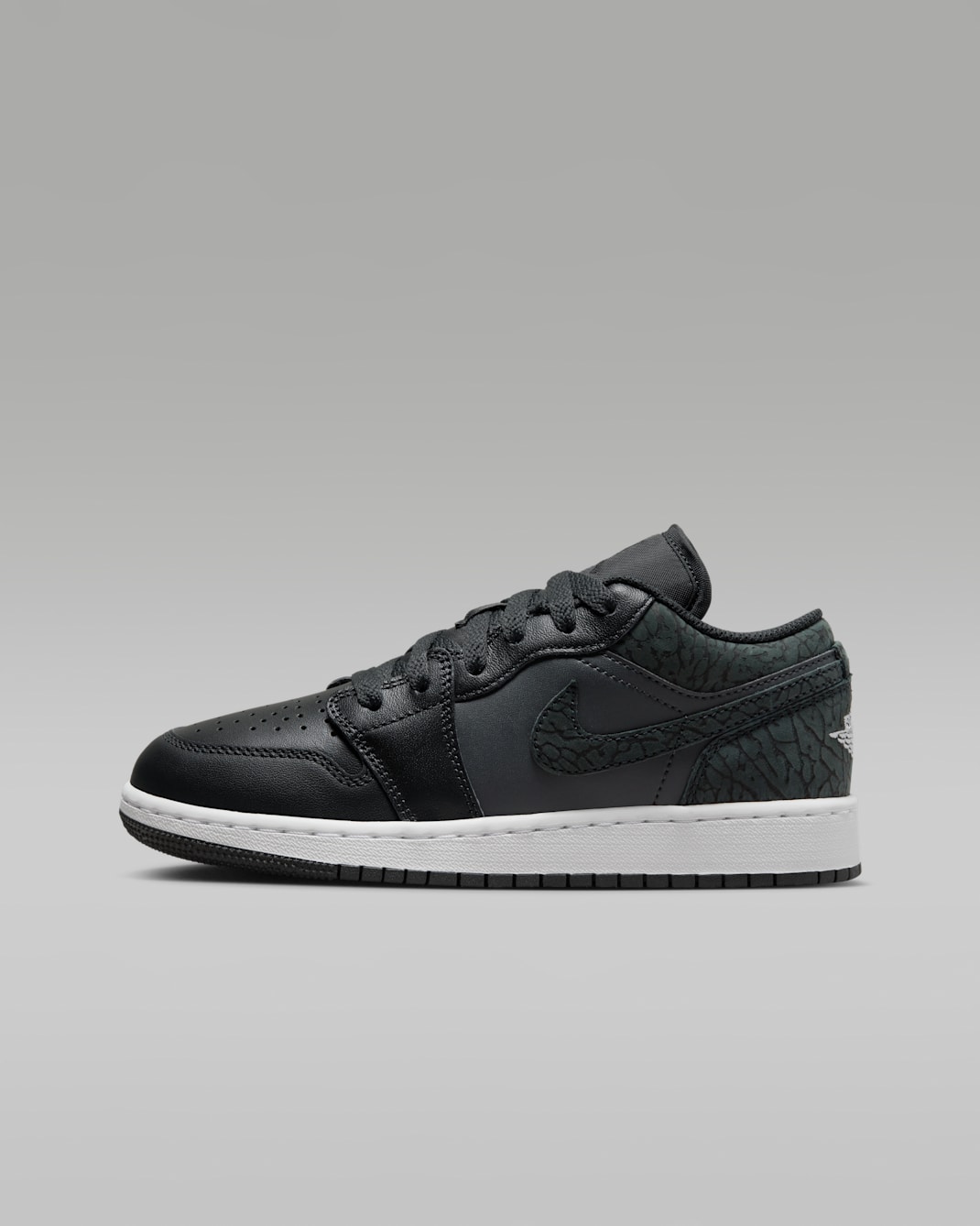 Air Jordan 1 Low SE Older Kids' Shoes - Off-Noir/White/Black/Black