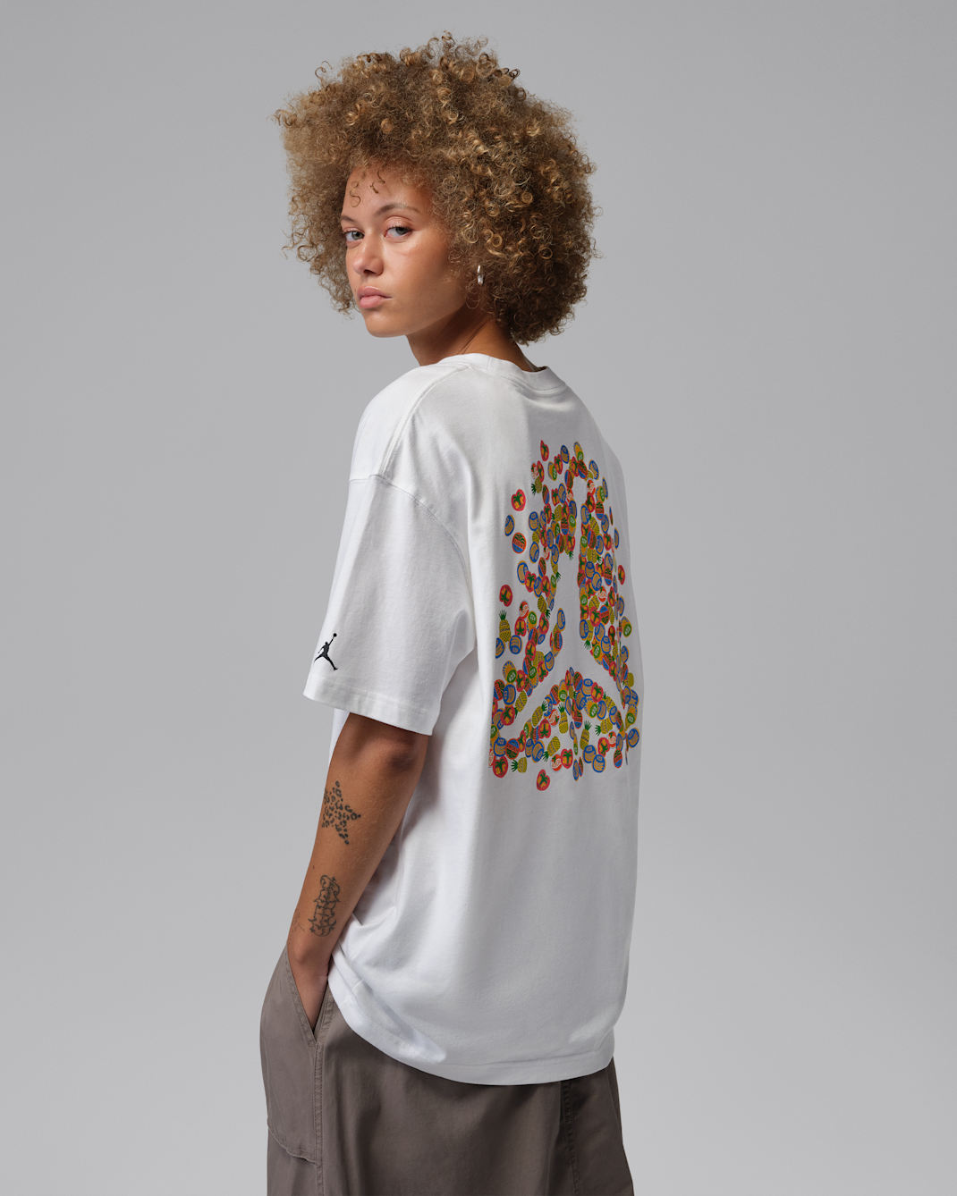 Jordan Brooklyn Women's Graphic T-Shirt - White/Black