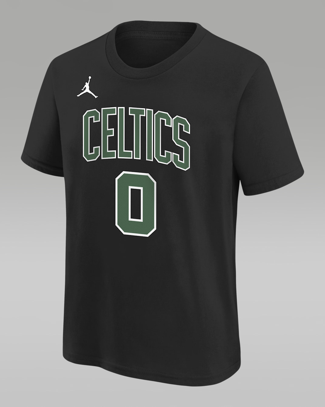Playera Jordan de la NBA para niños talla grande Jayson Tatum Boston Celtics Statement Edition - Negro
