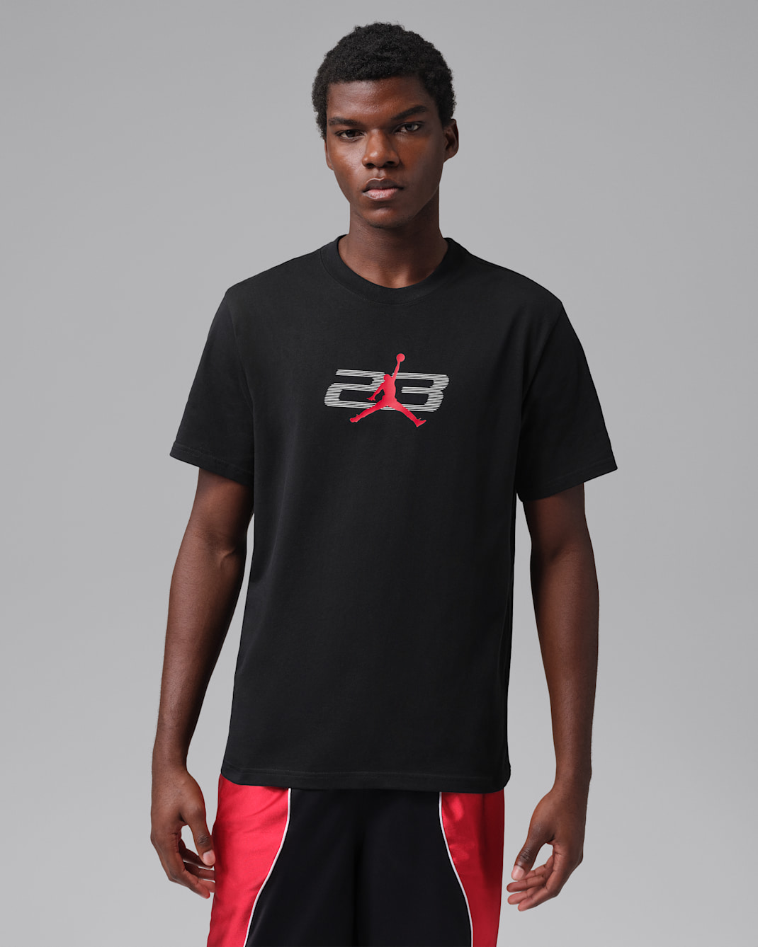 Playera Dri-FIT con gráfico para hombre Jordan Sport - Negro/Rojo universitario