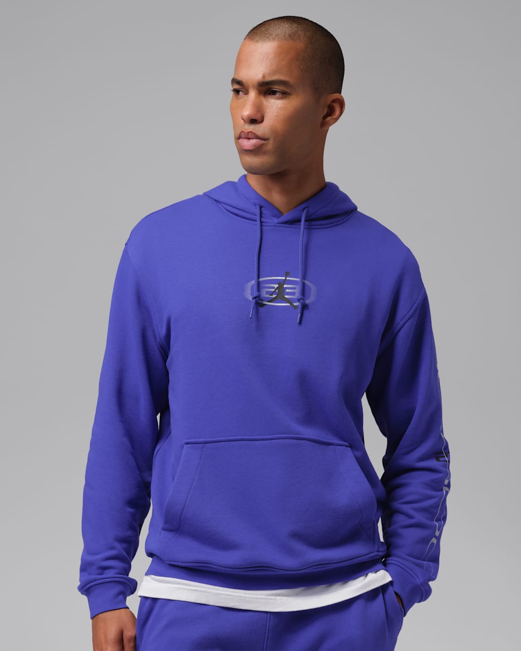 Sudadera con gorro sin cierre de tejido Fleece Dri-FIT para hombre Jordan Sport Crossover - Concordia claro