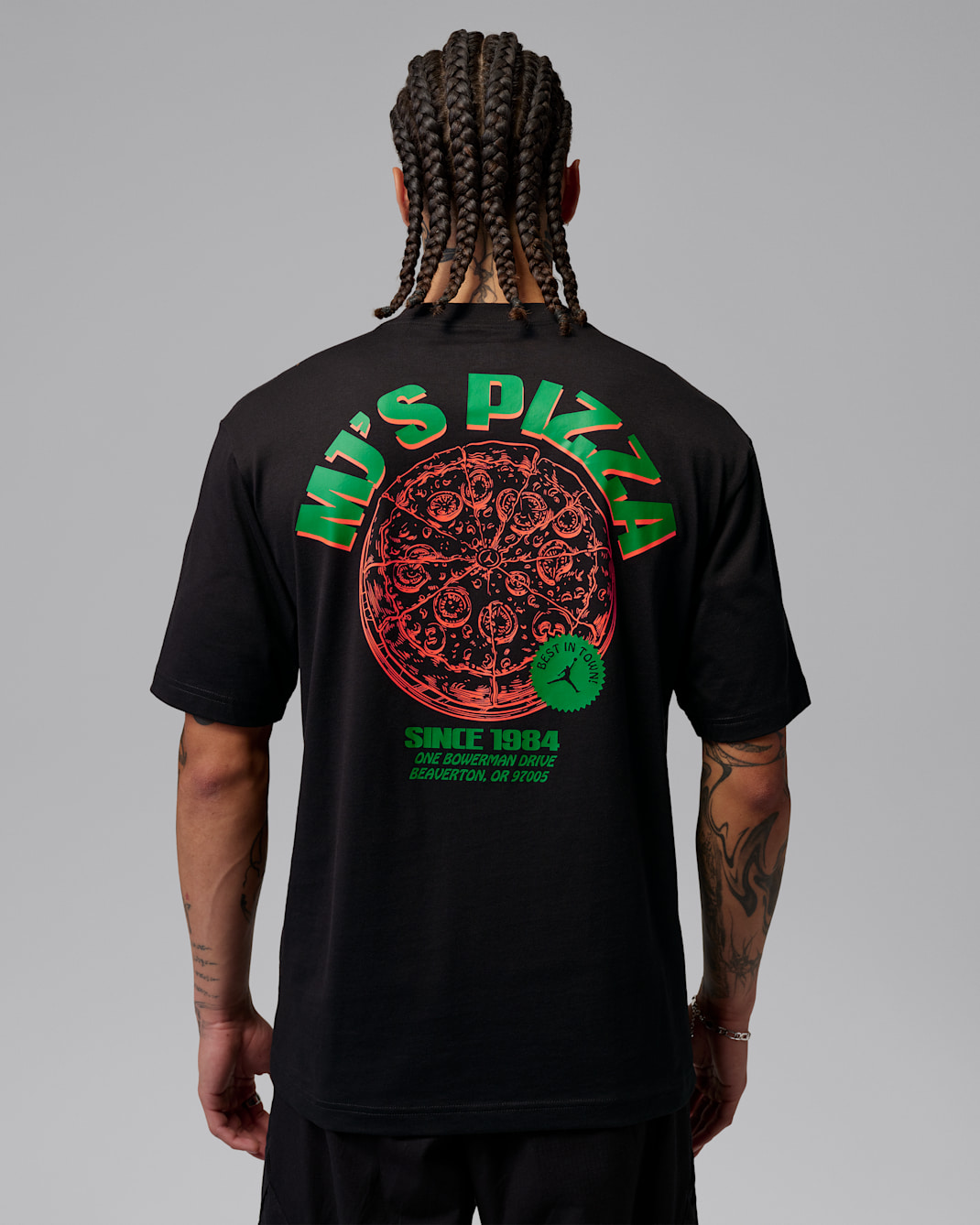 Jordan Men's Graphic T-Shirt - Black/Infrared 23