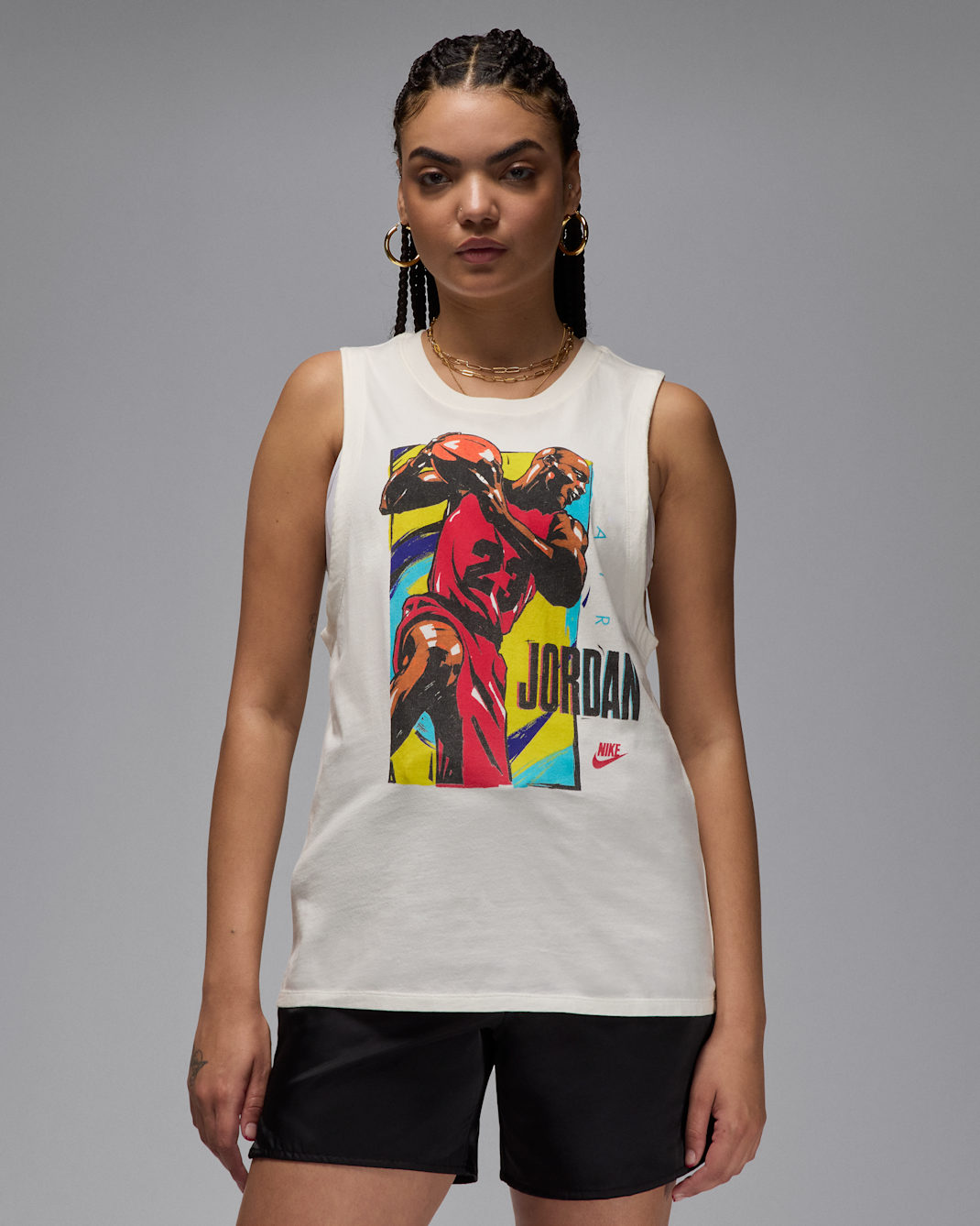 Jordan Women's Sleeveless Graphic T-Shirt - Sail
