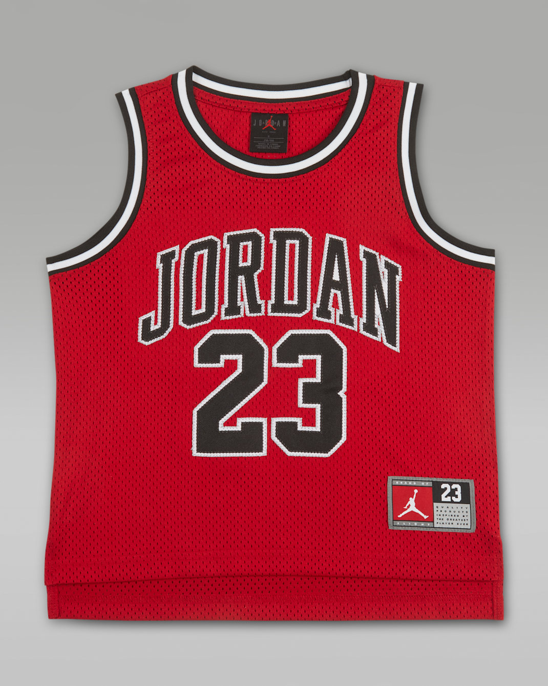 Playera para niños talla pequeña Jordan 23 Jersey - Rojo gimnasio