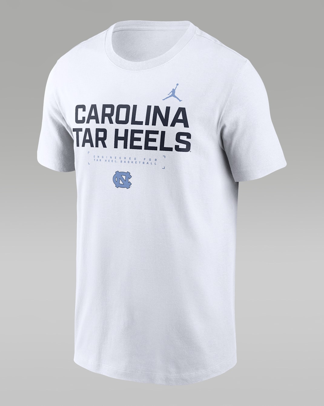 Playera universitaria marca Jordan Dri-FIT para hombre North Carolina Courtside Basketball - Blanco