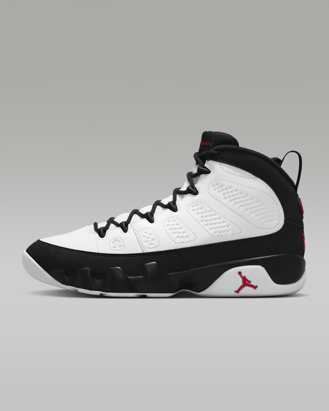 Air Jordan 9 Retro OG Men's Shoes - White/Black/True Red