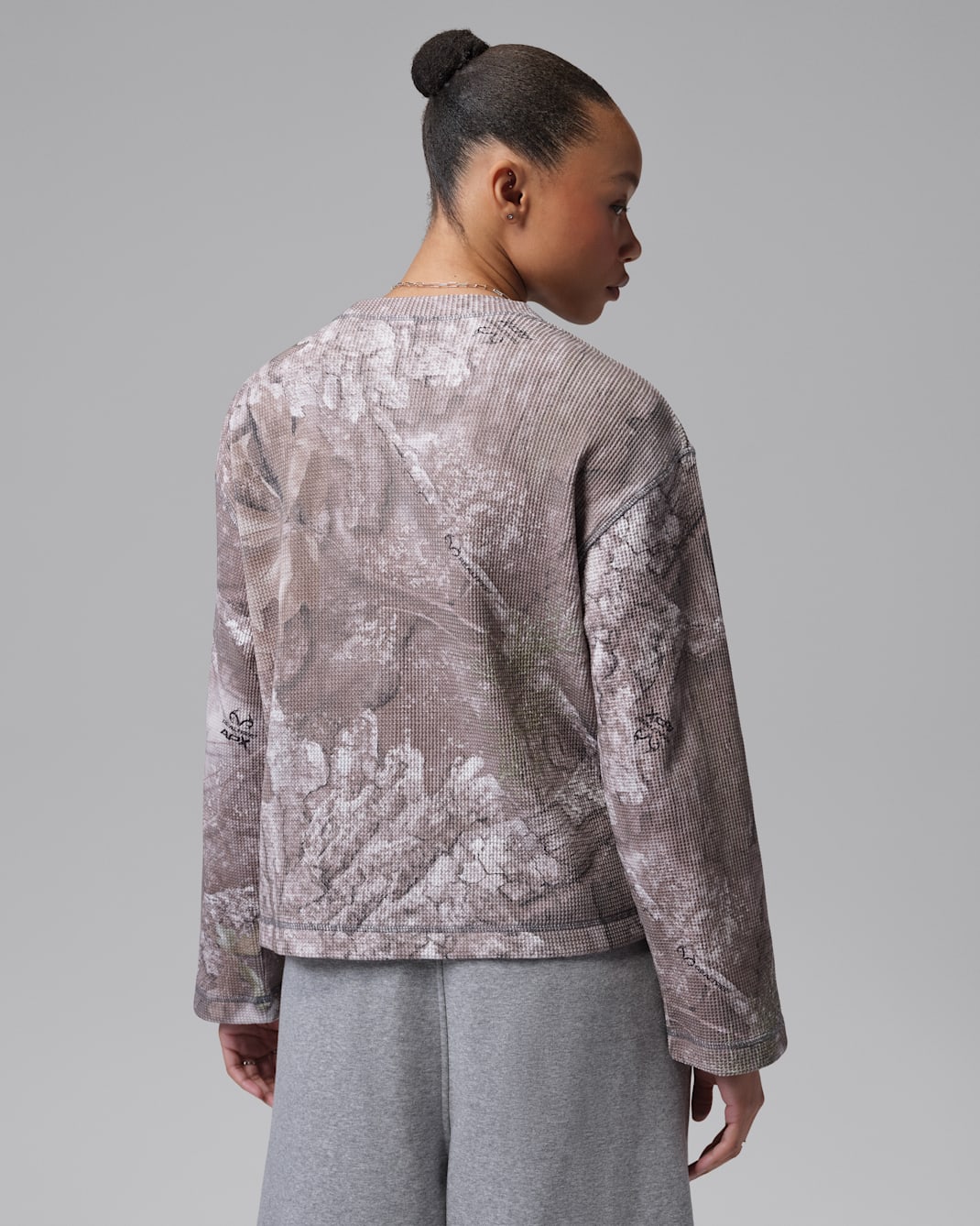 Jordan Flight Women's Long-Sleeve Waffle Realtree Top