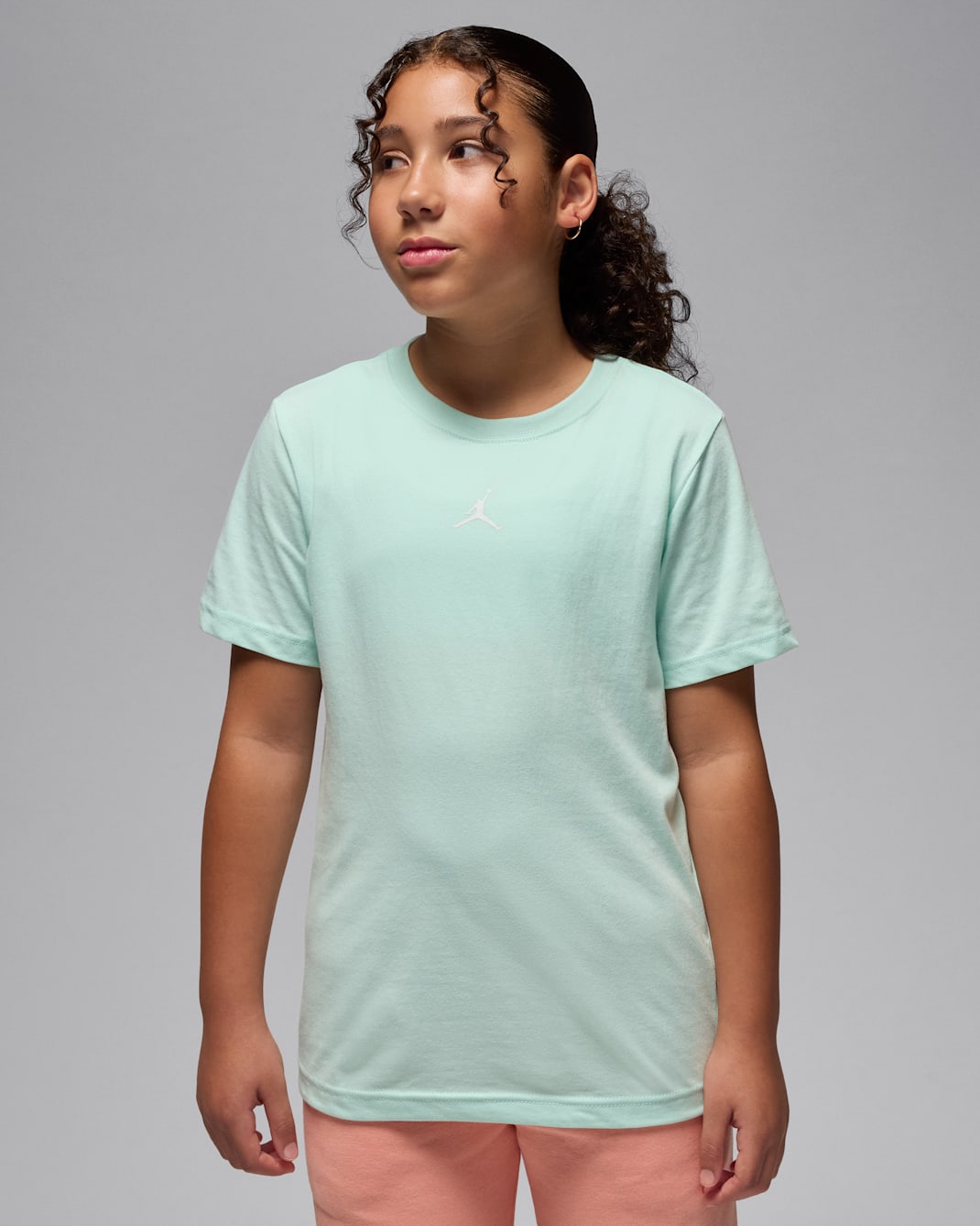 Jordan Sport Dri-FIT Big Kids' Core T-Shirt - Igloo