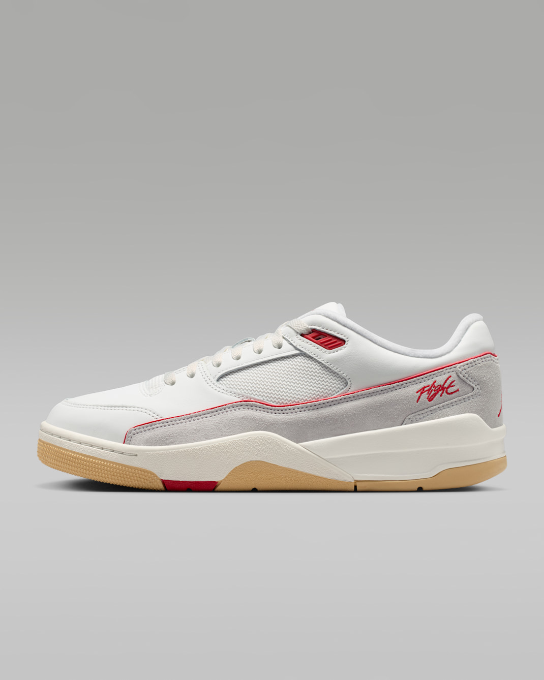 조던 플라이트 코트 남성 신발 - 서밋 화이트/퓨어 플래티넘/세서미/유니버시티 레드