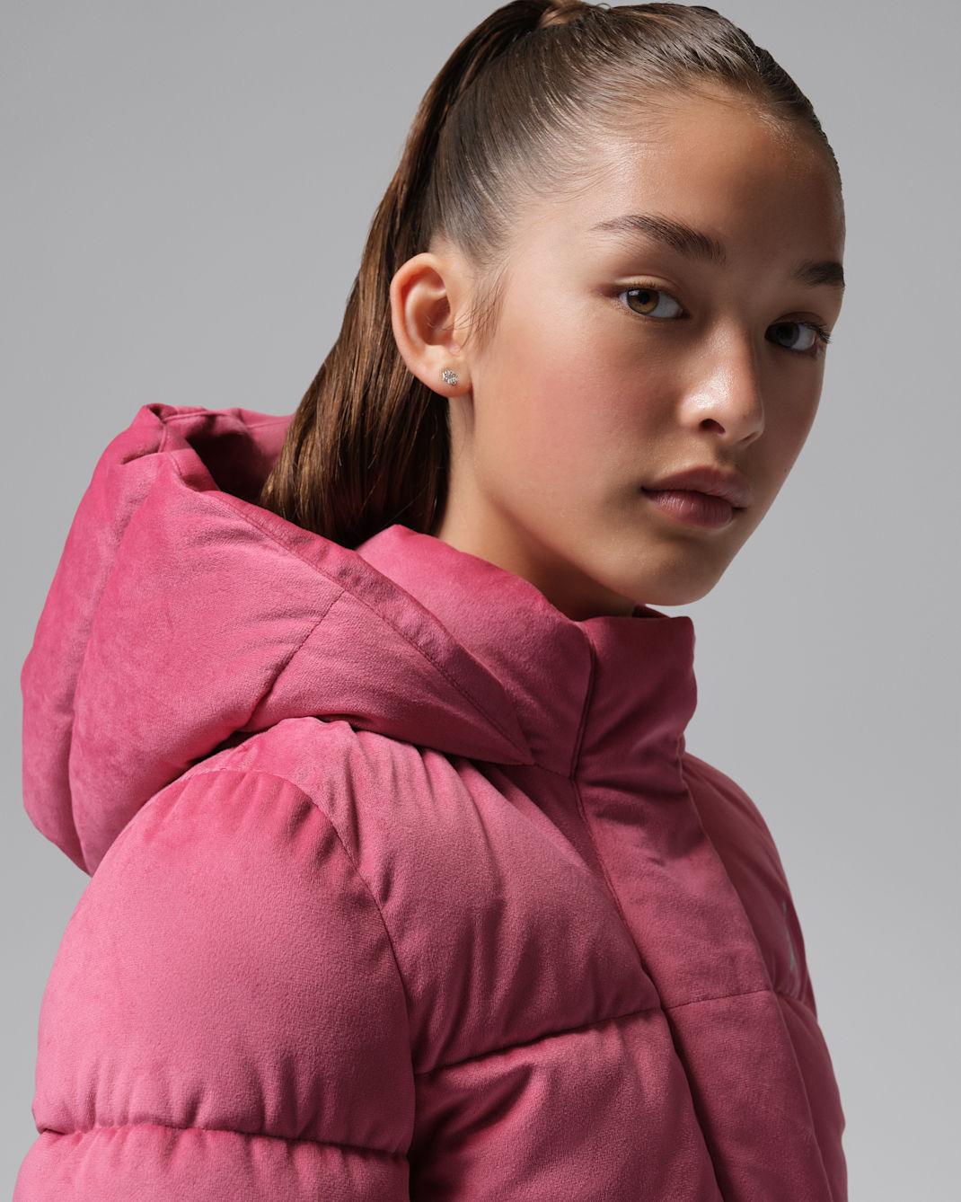 Jordan Big Kids' Velvet Puffer Jacket