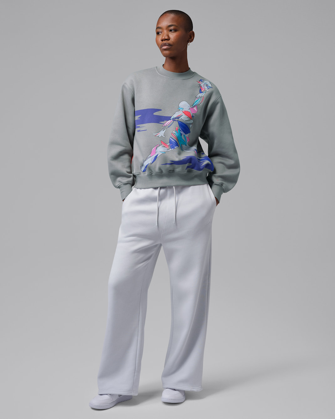 Jordan Brooklyn Women's Graphic Crew-Neck Sweatshirt