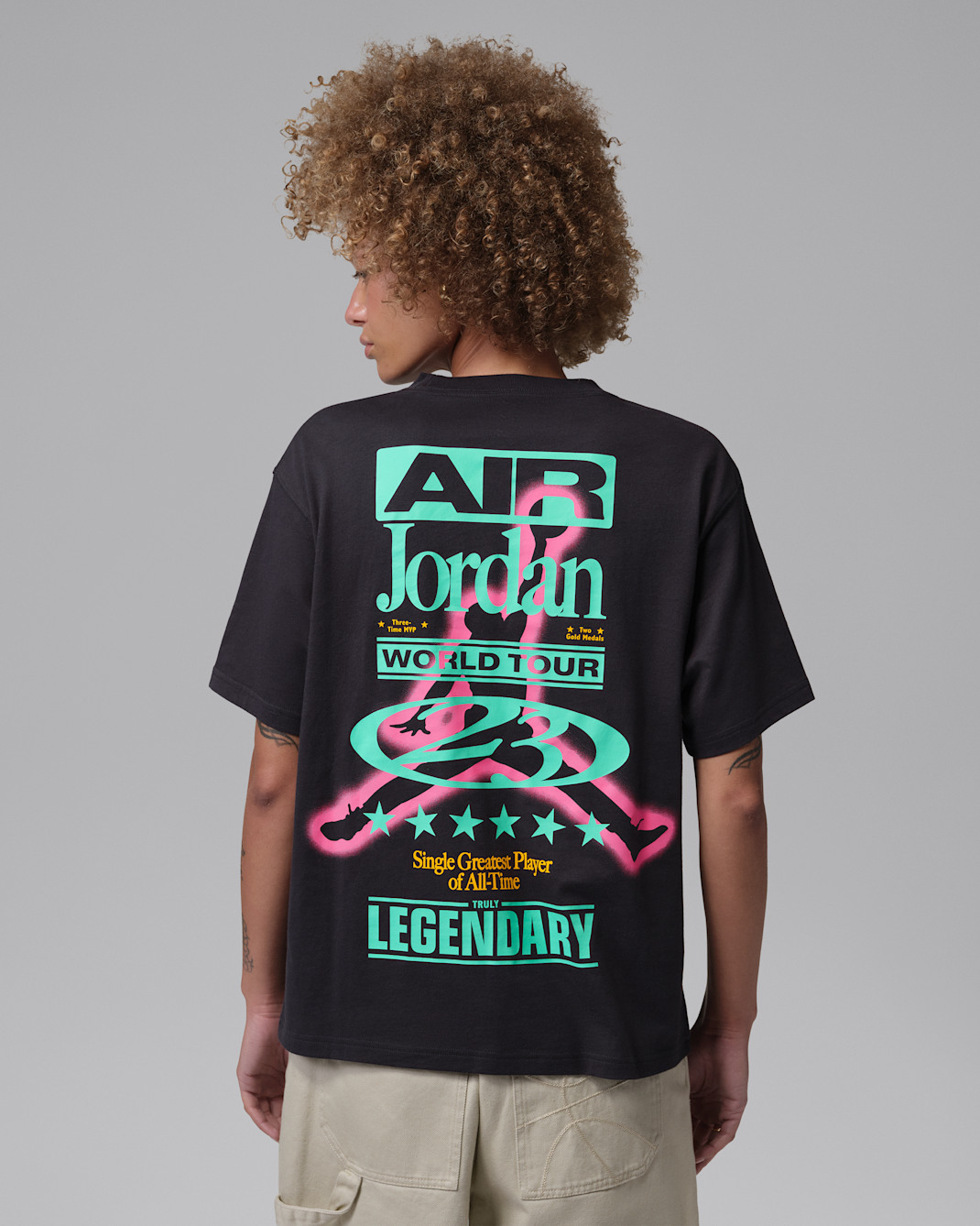 Jordan Flight Women's Girlfriend T-Shirt - Off Noir