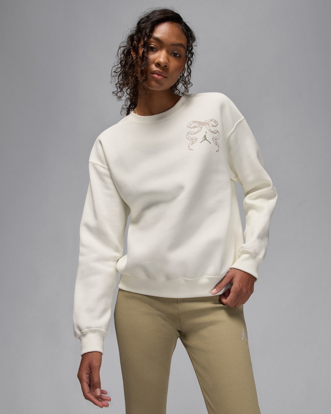 Jordan Brooklyn Fleece Women's Crew-Neck Pullover - Sail
