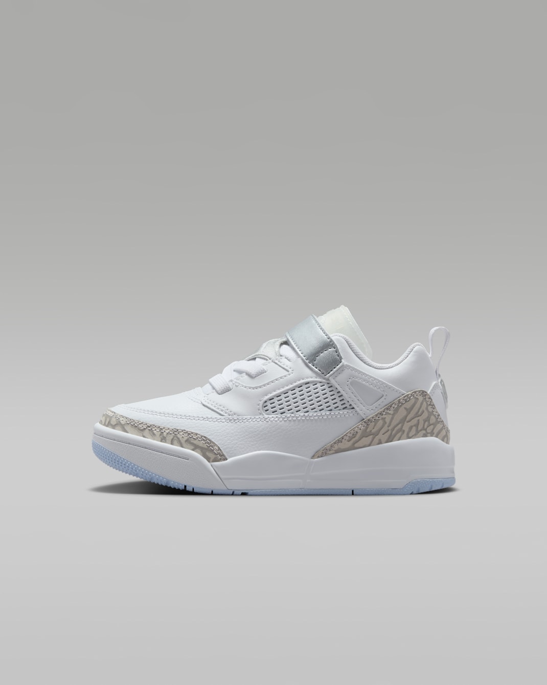 Jordan Spizike Low cipő kisgyerekeknek - Fehér/Metallic Silver/Barely Blue/Neutral Grey