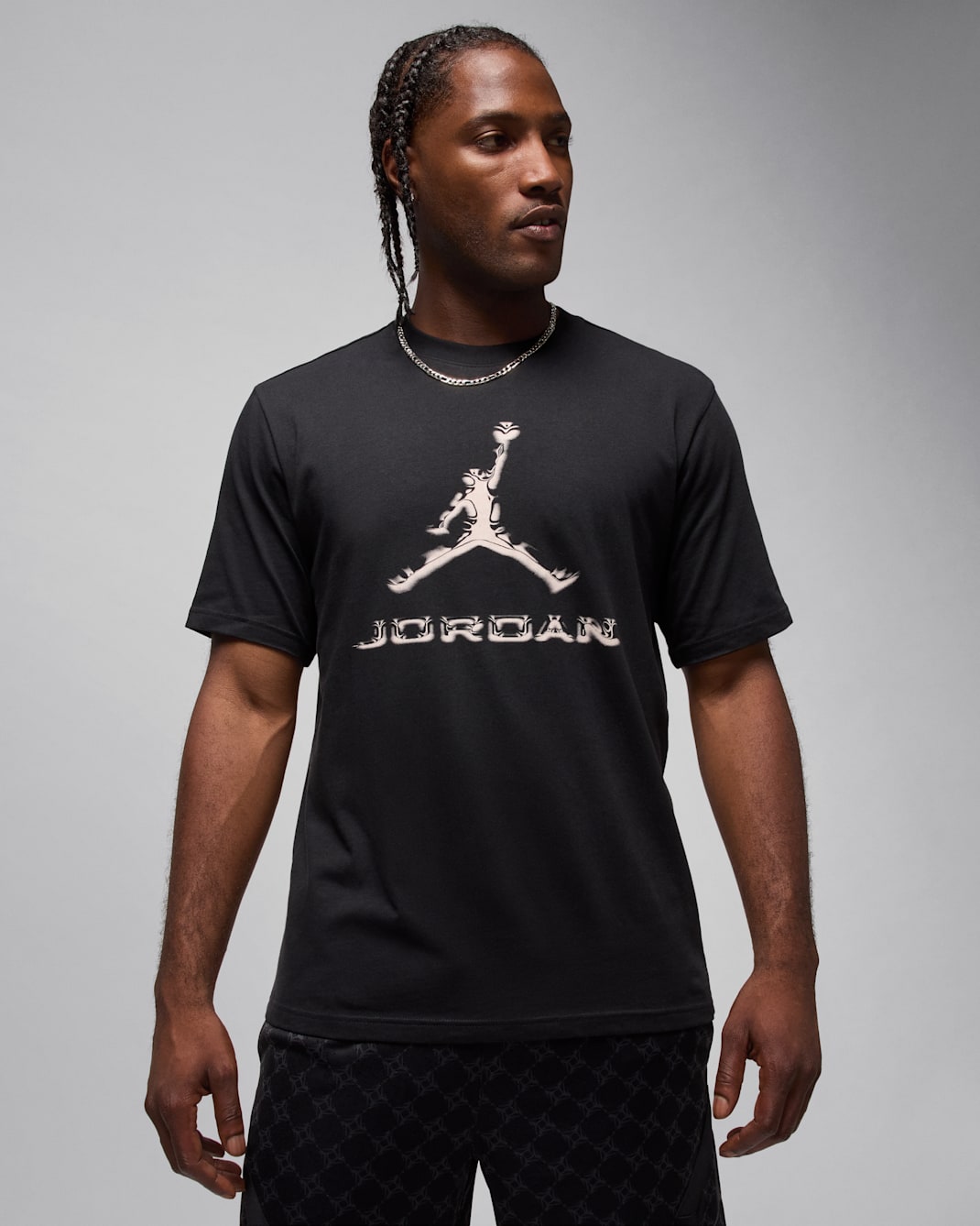 Jordan Sport Men's Dri-FIT T-Shirt - Black/White