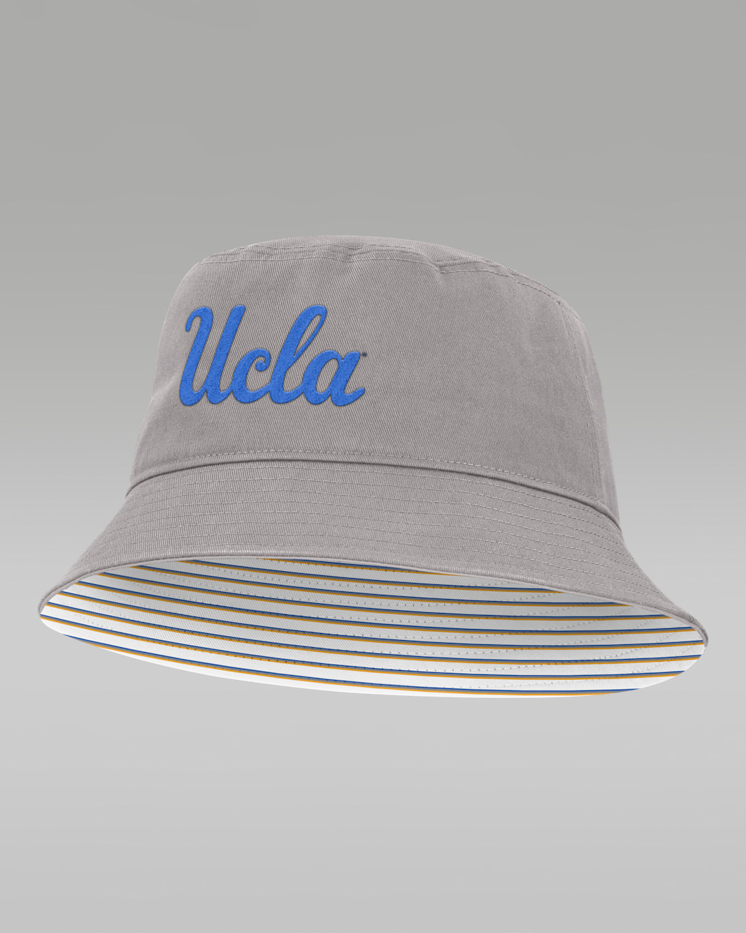 UCLA Primetime Apex Men's Jordan Brand College Bucket Hat - Grey