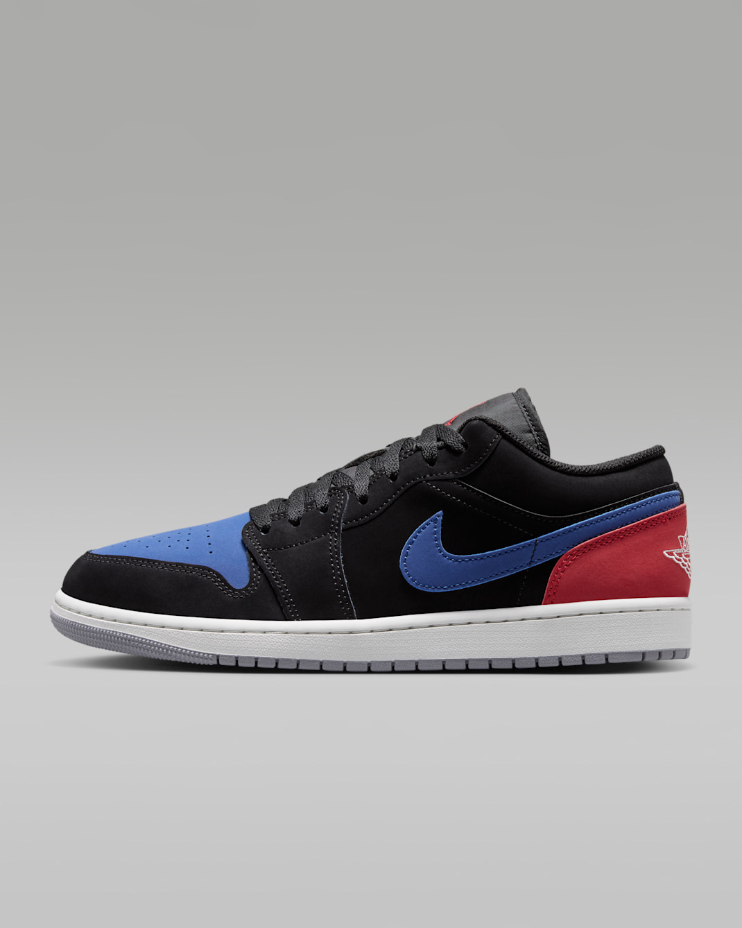 Air Jordan 1 Low Men's Shoes - Black/True Blue/Varsity Red/Summit White
