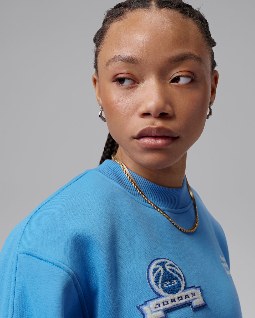 Jordan Brooklyn Fleece Women's Cropped Crew-Neck Sweatshirt