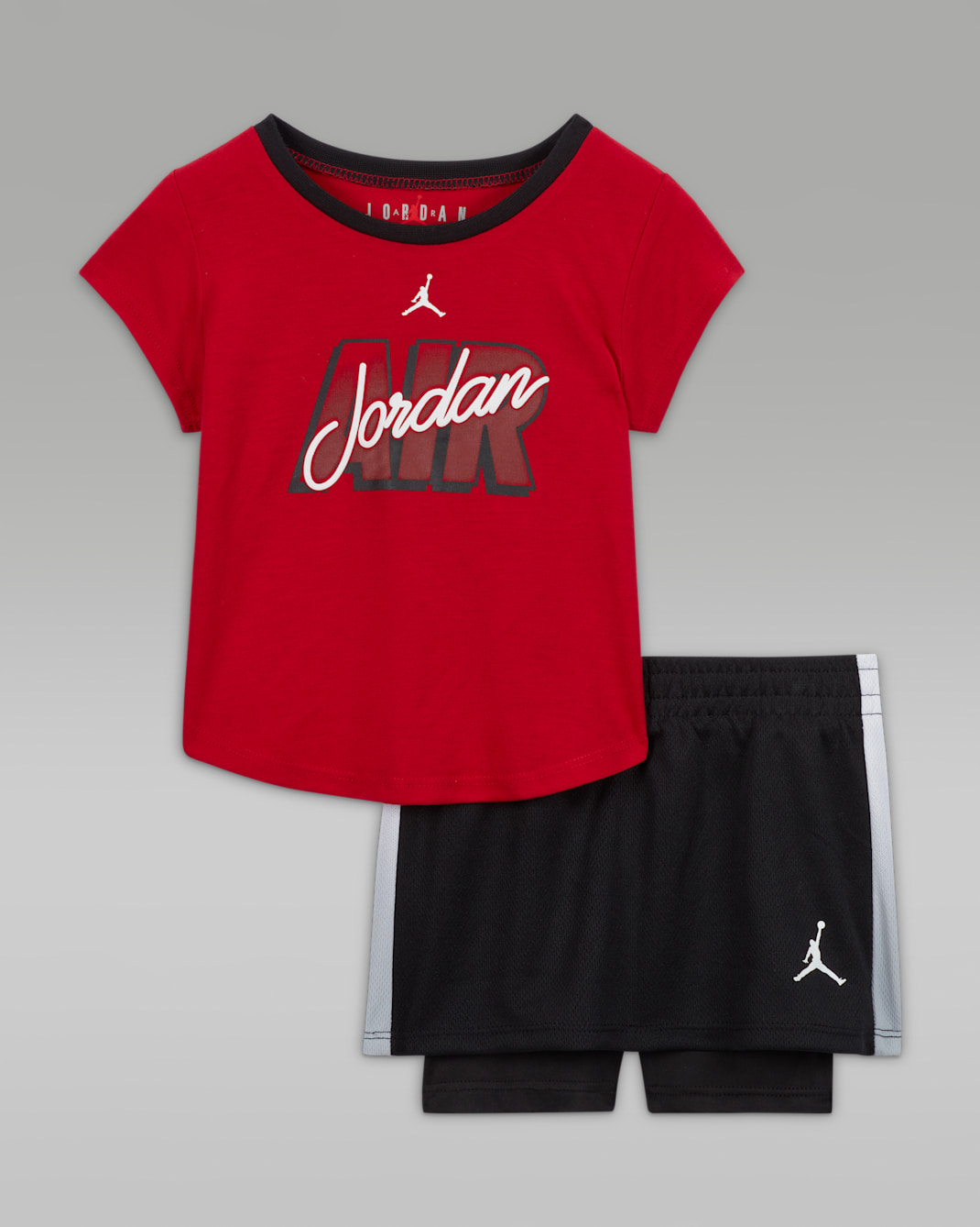 Conjunto de falda pantalón Jordan Air-Ress para bebé (12-24 meses) - Negro