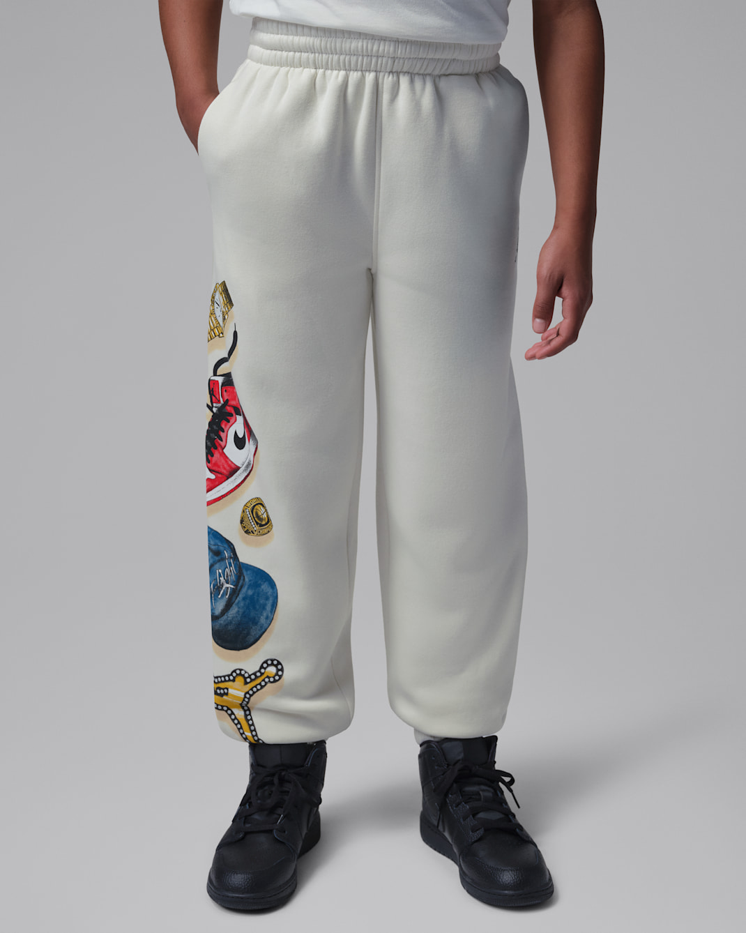 Jordan Big Kids' Mike's Flight Kit Pants - Sail