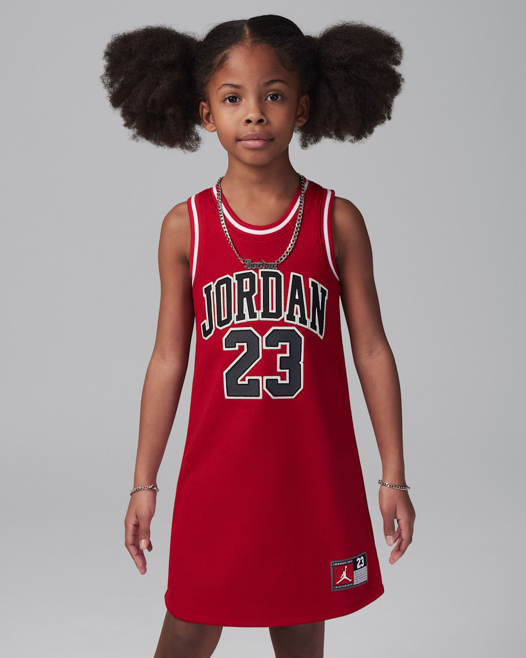 Vestido de tela de punto 23 para niños talla pequeña Jordan - Rojo gimnasio