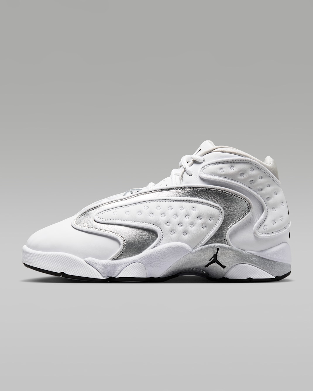 Scarpa Air Jordan OG – Donna - Bianco/Nero/Argento metallizzato