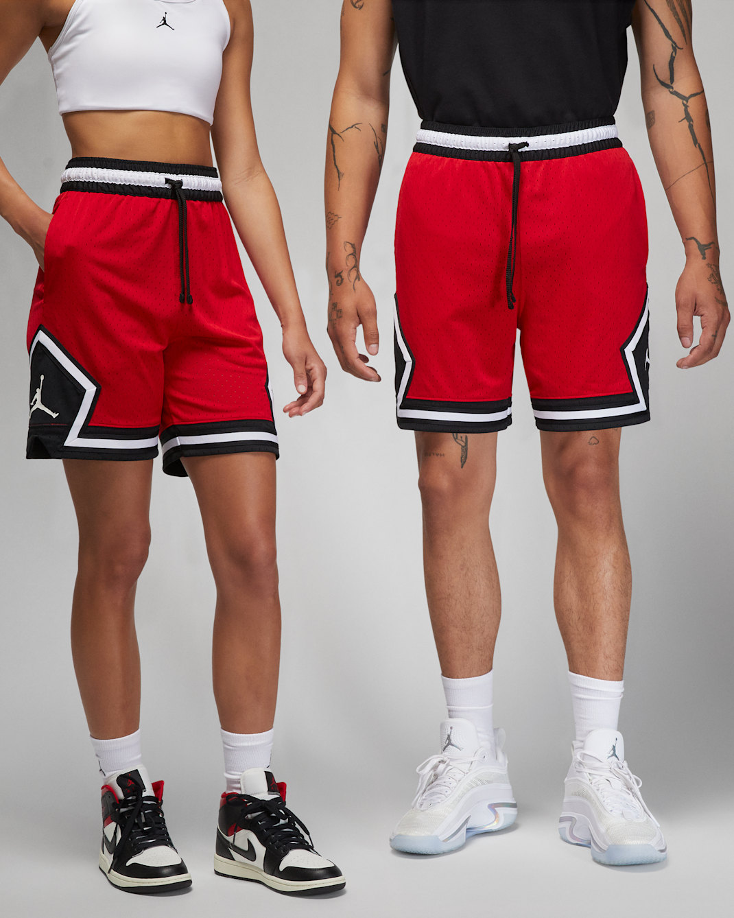 Jordan Dri-FIT Sport-diamantshorts - Gym Red/sort/Gym Red/Gym Red