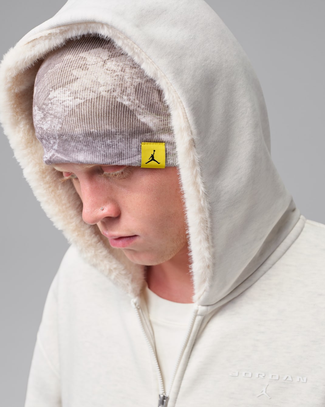 Jordan Flight Men's Faux Fur Full-Zip Hoodie