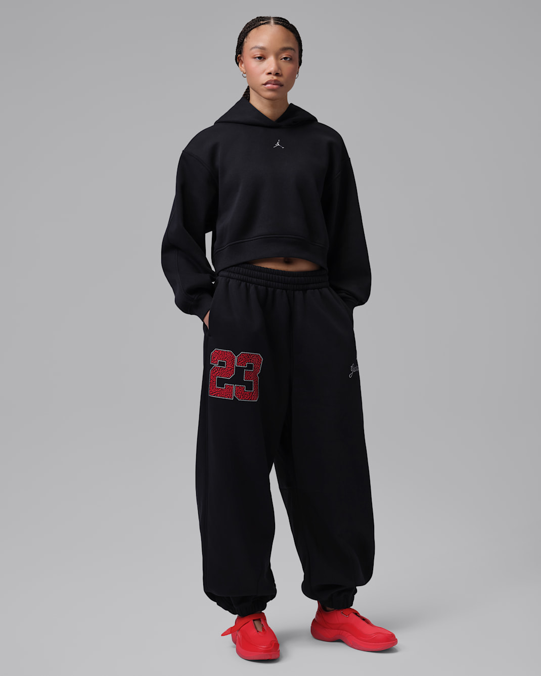 Jordan Brooklyn Fleece Women's Cropped Pullover Hoodie