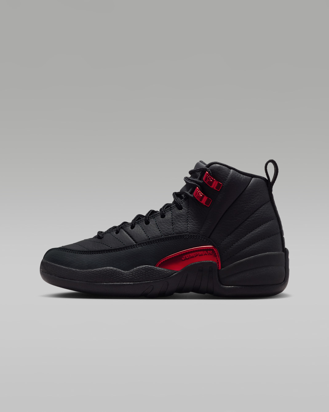 Air Jordan 12 Retro 'Bloodline' Older Kids' Shoes - Black/Varsity Red